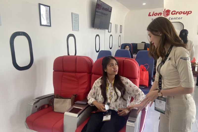 Grup Lion Kenalkan Jok Kulit Lokal di Bali International Airshow