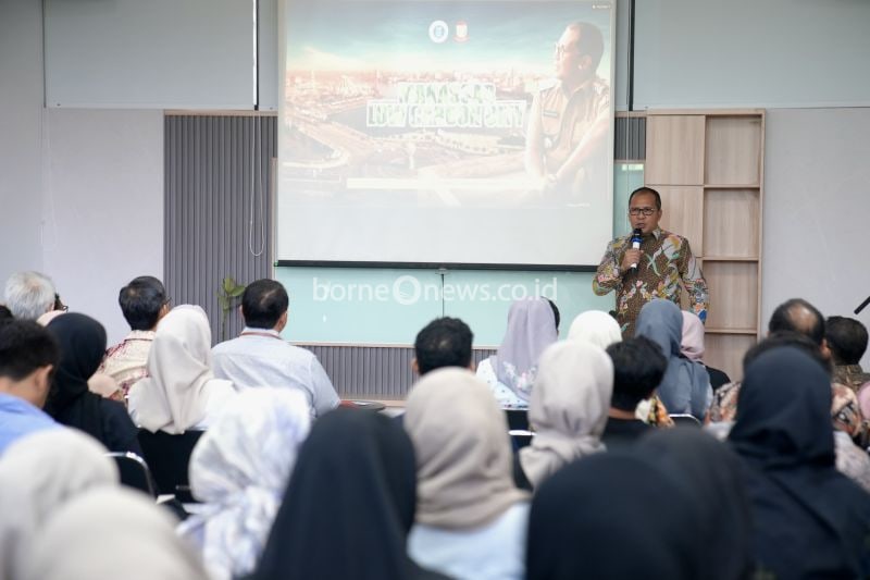 Wali Kota Makassar Moh Ramdhan Pomanto saat memaparkan low carbon city di Kampus ITB, Bandung, Jumat (20/09/2024). ANTARA/HO-Humas Pemkot Makassar