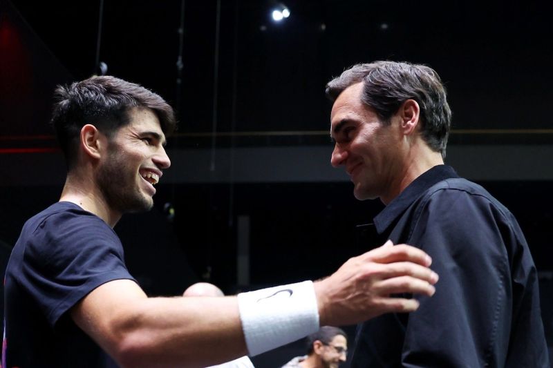 Alcaraz Senang Main di Hadapan Federer Meski Kalah di Laver Cup