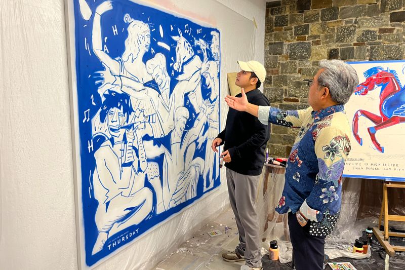 Pameran Seni Kolaboratif Indonesia-Yunani Rayakan 75 Tahun Hubungan