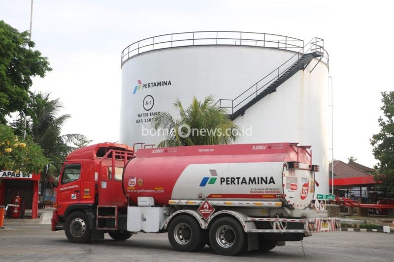 Ilustrasi - Fasilitas BBM PT Pertamina (Persero). ANTARA/HO-PT Pertamina Patra Niaga