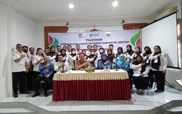 Dinas Kesehatan Seruyan Adakan Pelatihan Pengelolaan Limbah Fasyankes