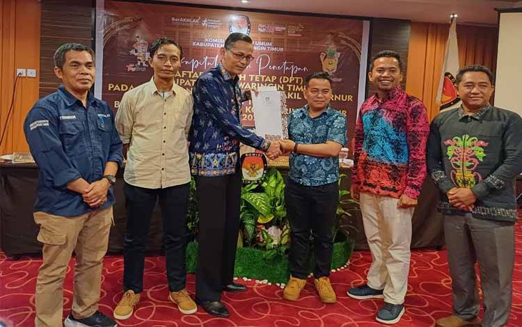 KPU Kotim Tetapkan DPT 309.973 Pemilih untuk Pilkada 2024