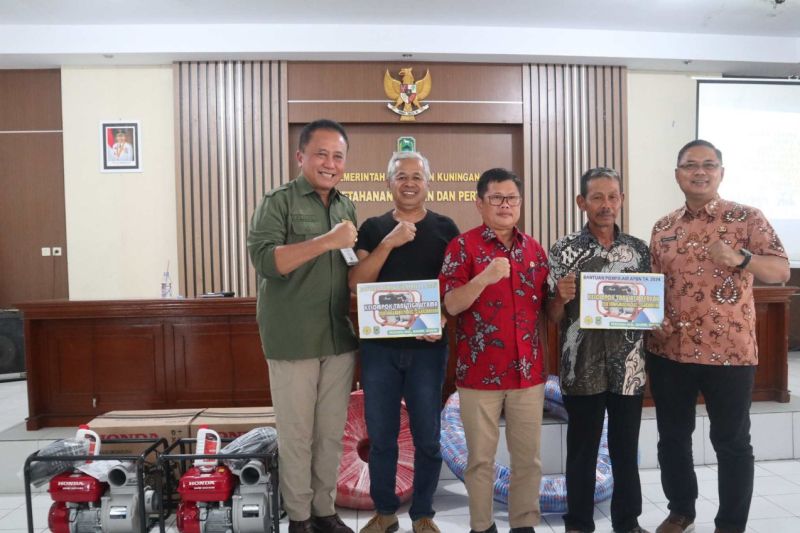Penyediaan 118 Unit Pompa Air untuk Perluasan Tanam Padi di Kuningan