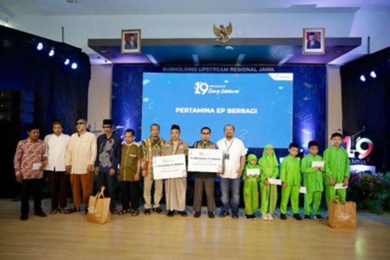 Pertamina EP Bagikan Donasi Rp456 Juta untuk Rayakan HUT ke-19
