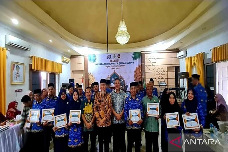 Gorontalo Kirim 19 Peserta untuk MTQ Korpri Nasional 2024