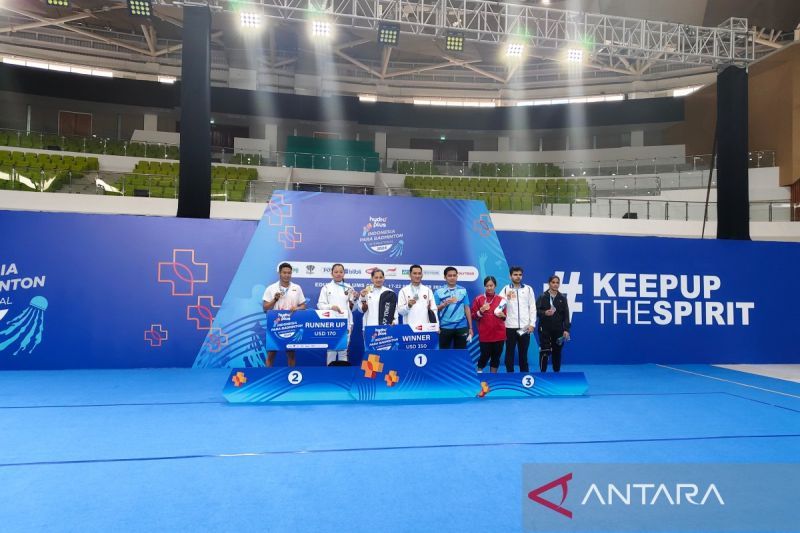 Indonesia Raih Juara Umum di HYDROPLUS Indonesia Para Badminton 2024