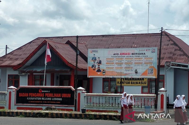 Kantor Badan Pengawas Pemilu (Bawaslu) Kabupaten Rejang Lebong. ANTARA/dok/Nur Muhamad