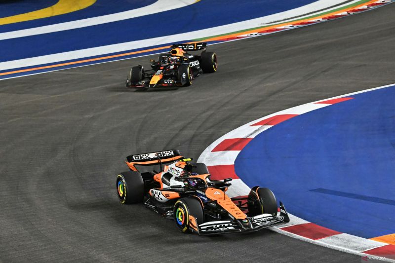 Lando Norris Pangkas Jarak Poin dari Max Verstappen di F1 2024