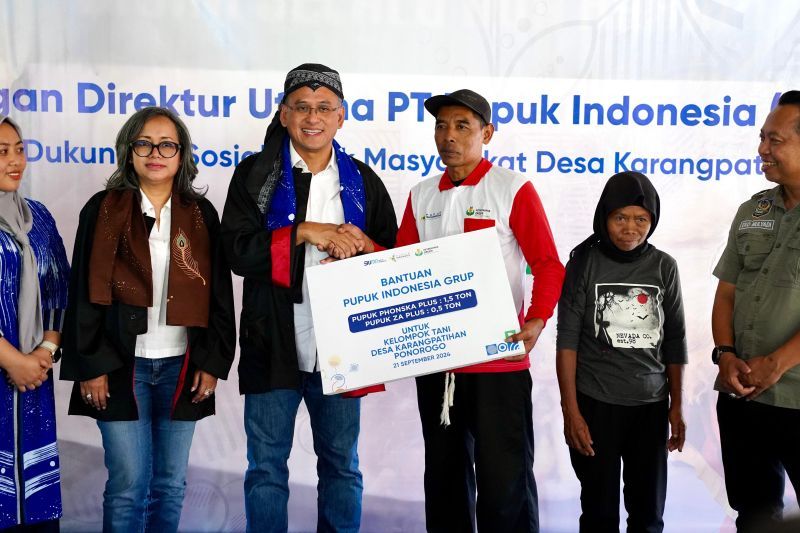 Pupuk Indonesia Dukung Ketahanan Pangan di Desa Karangpatihan
