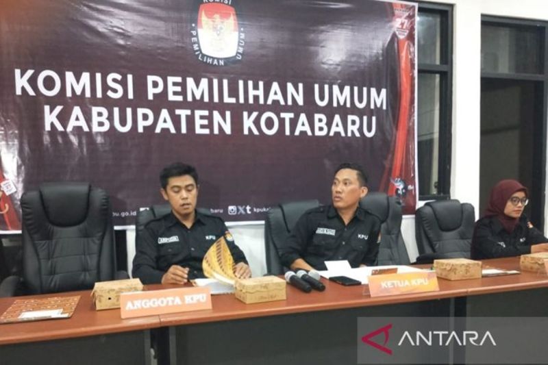 Tiga Pasangan Calon Ikuti Pilkada Kotabaru 2024, KPU Tetapkan