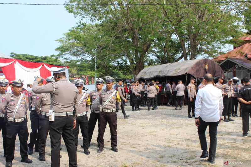 Polres Lampung Selatan Kerahkan 120 Personel Jaga Pilkada 2024