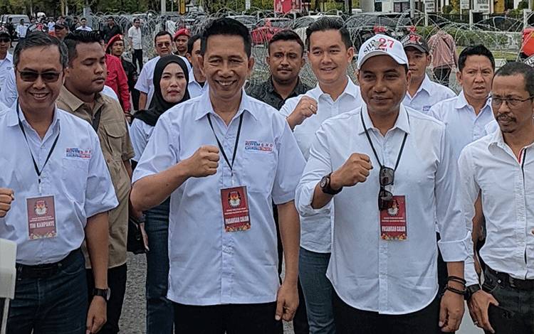 Pasangan Nadalsyah-Supian Hadi Yakin Nomor Urut 2 Simbol Kolaborasi untuk Kalteng Maju