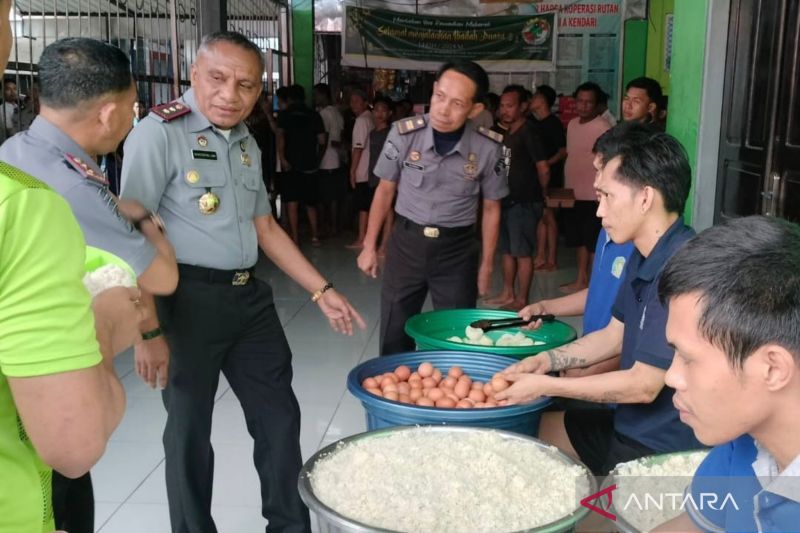 Kunjungan Kakanwil Kemenkumham Sultra Pastikan Asupan Gizi WBP