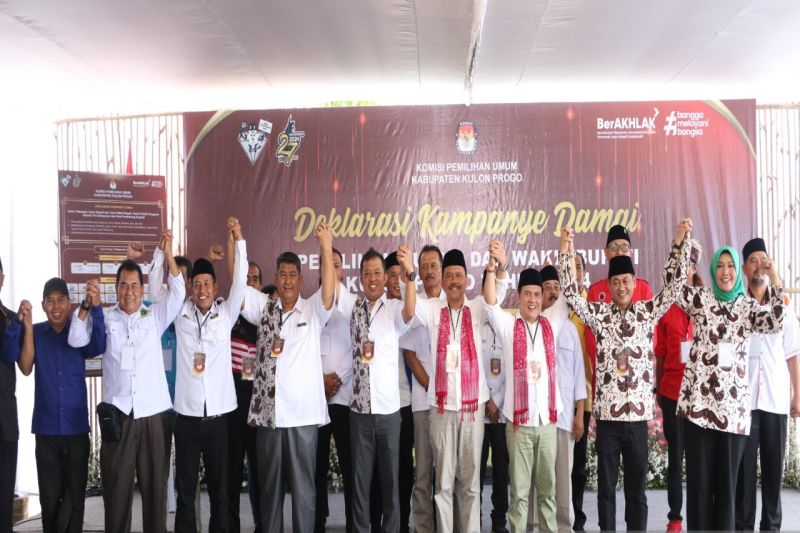 Deklarasi Damai KPU Kulon Progo, Persiapan Pilkada 2024