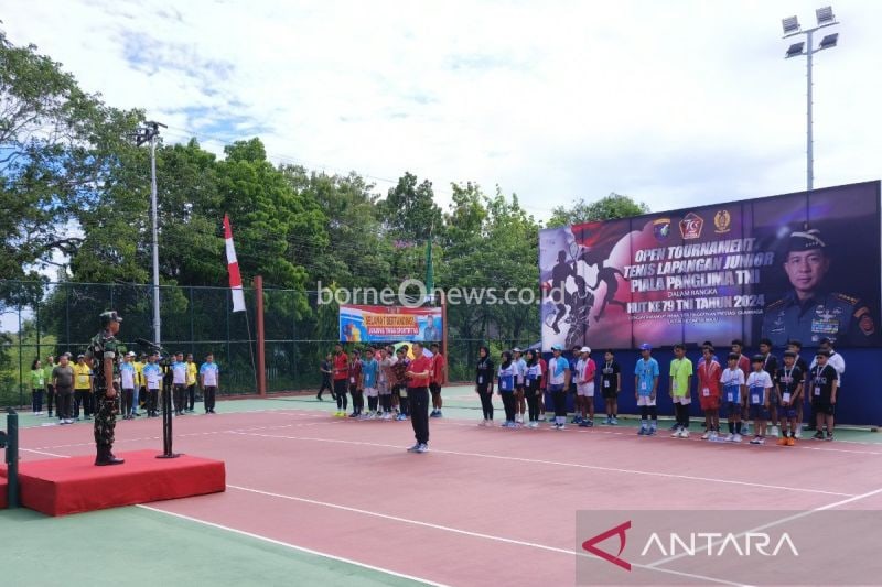 Turnamen Tenis Piala Panglima TNI, 116 Petenis Junior Ikuti Kompetisi