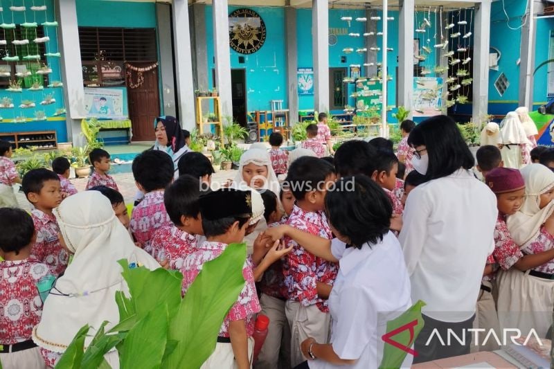 Dinas Pendidikan Palangka Raya Anjurkan Penggunaan Masker di Sekolah