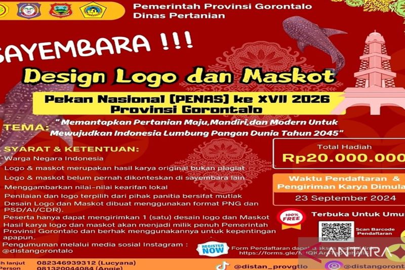 Sayembara Logo dan Maskot PENAS ke-XVIII dengan Total Hadiah Rp20 Juta