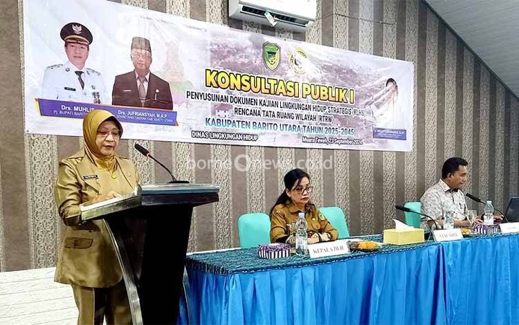 Pemkab Barito Utara Gelar Konsultasi Publik I Penyusunan Dokumen KLHS RTRW