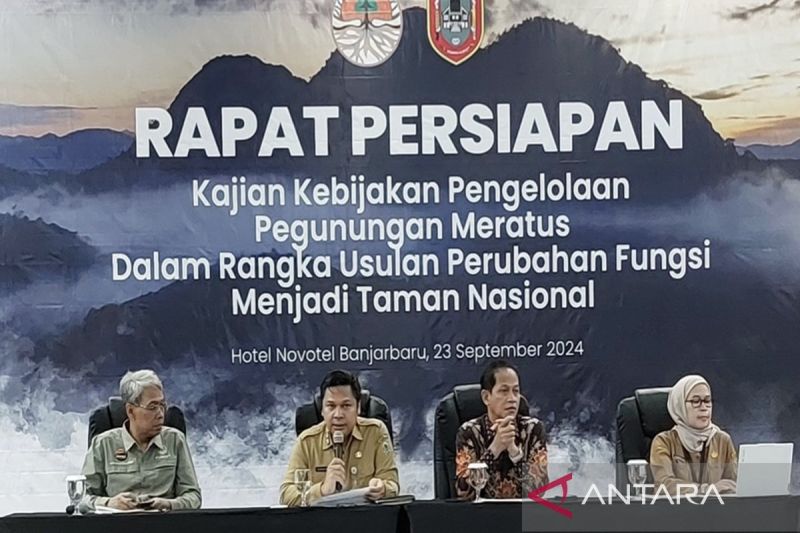 Usulan Taman Nasional untuk Pegunungan Meratus di Kalimantan Selatan
