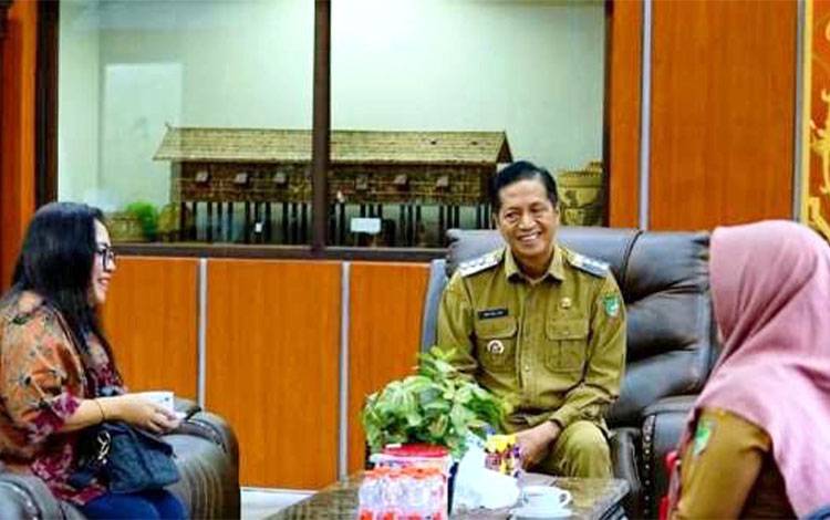 Pj Bupati Barito Utara Sambut Kunjungan BKN Regional VIII Banjarbaru