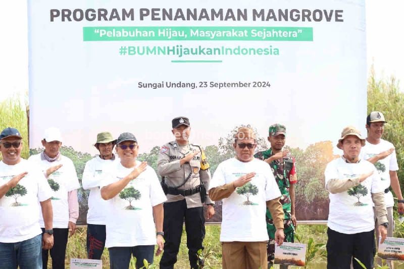 Pelindo Multi Terminal Tanam 30.000 Bibit Mangrove di Kalteng
