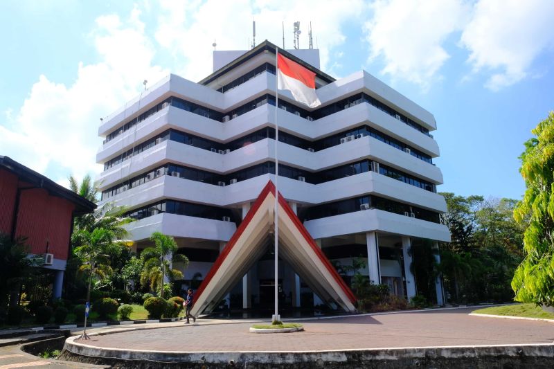 Rektorat Universitas Hasanuddin Makassar. ANTARA/HO-Unhas