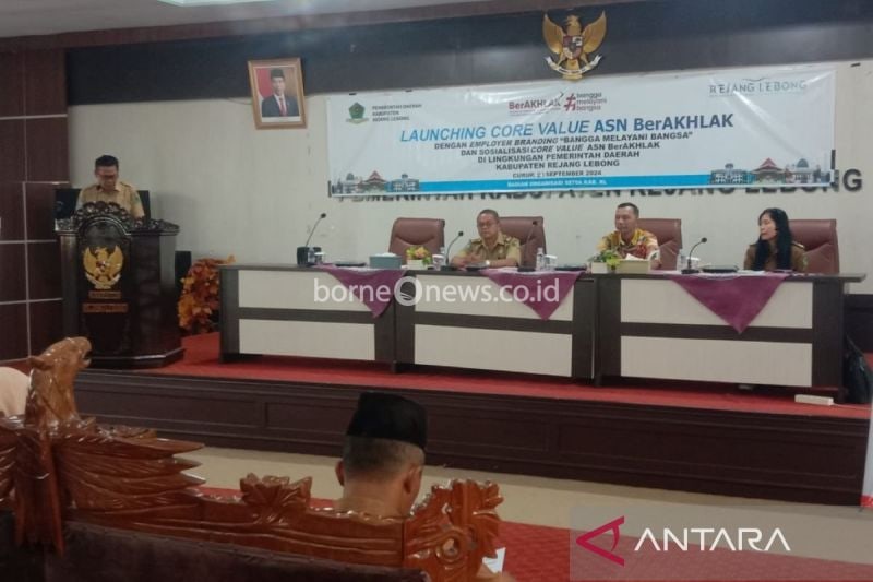 Pemerintah Rejang Lebong Luncurkan Nilai ASN BerAKHLAK untuk Pelayanan Maksimal