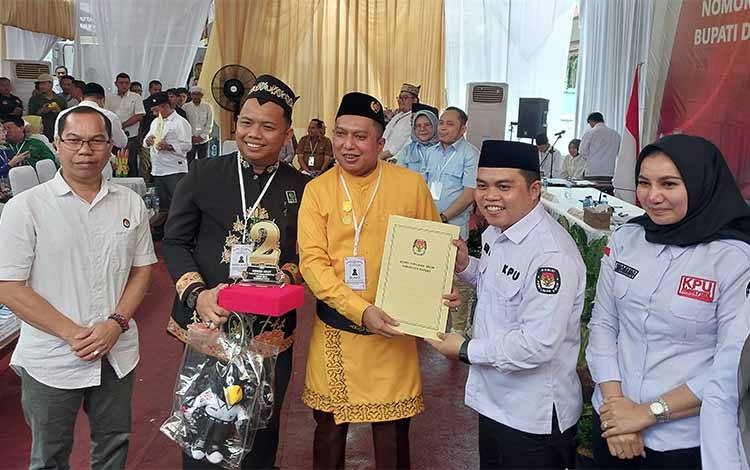 Raih Nomor Urut 2 di Pilkada Kapuas 2024, Pangeran Syarif-Tommy S: Ini Nomor Keberuntungan