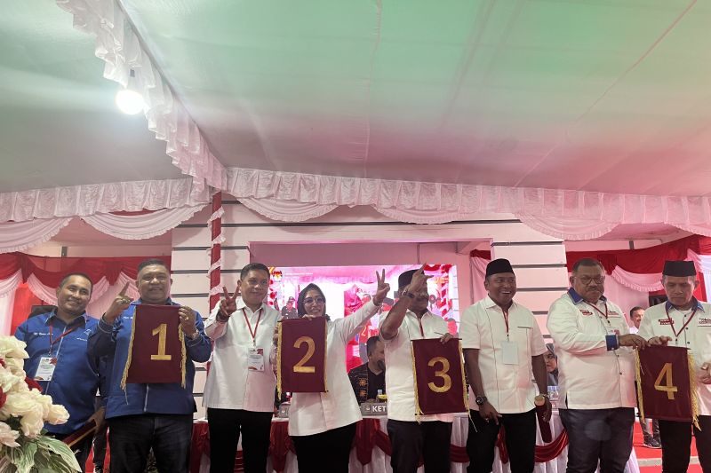 KPU Ambon Tetapkan Nomor Urut Calon Wali Kota untuk Pilkada 2024