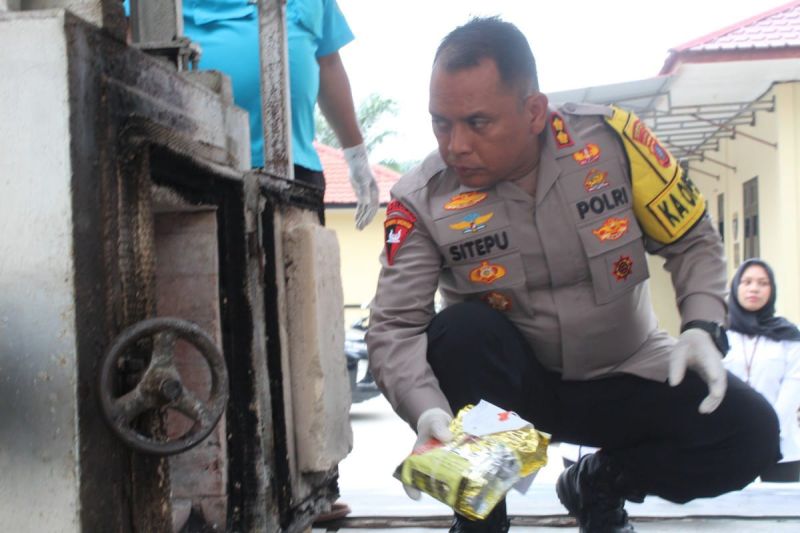 Pemusnahan 6,8 Kilogram Sabu di Serdang Bedagai, Polda Sumut Beraksi