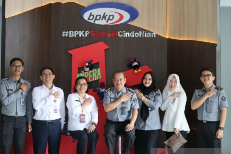 Tim Kanwil Kemenkumham Sumsel melakukan koordinasi ke perwakilan BPKP provinsi setempat, di Palembang, Senin (23/9/2024). ANTARA/Yudi Abdullah