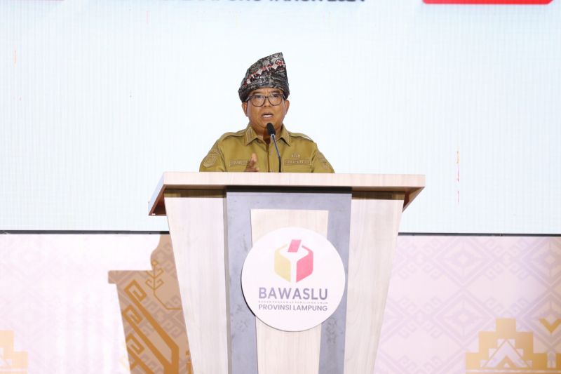Pj Gubernur Lampung Ajak Semua Pihak Wujudkan Pilkada Damai