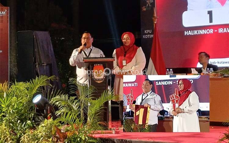 Halikinnor-Irawati Maknai Nomor Urut 1 Kali Lagi Memimpin Kotim