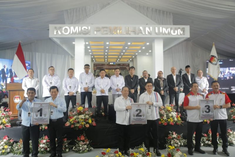 Pengundian dan Penetapan Nomor Urut Pasangan Calon Gubernur Sulut