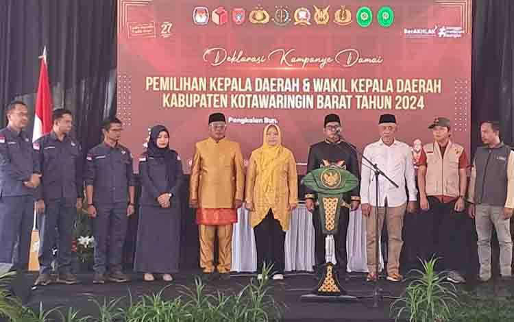 KPU Kobar Gelar Deklarasi Kampanye Damai Pilkada Kobar 2024