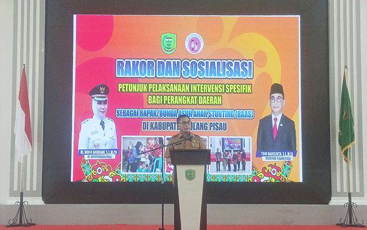 TPPS Pulang Pisau Perkuat Penanganan Stunting Melalui Intervensi Spesifik