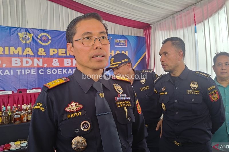 Kepala Kantor Pelayanan Utama Bea dan Cukai Tipe C Soekarno-Hatta Gatot Sugeng Wibowo. ANTARA/Azmi Samsul Maarif