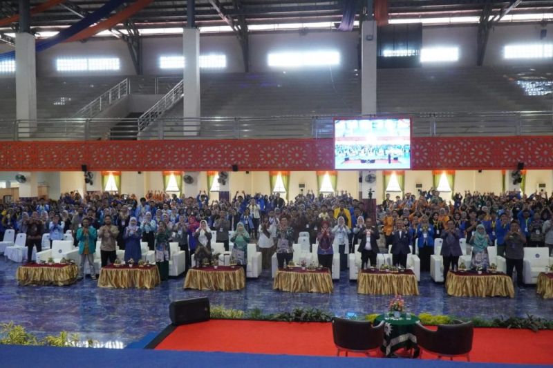 Suasana pembukaan program Wirausaha Merdeka (WMK) di Unismuh Makassar, Selasa,(24/9/2024). ANTARA/HO-Unismuh Makassar