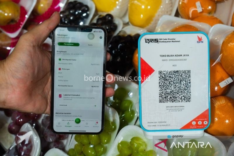 GoTo Financial, lewat aplikasi pembayaran digital GoPay menggratiskan transaksi Quick Respons Code Indonesian Standard (QRIS) untuk para UMKM, Jakarta, Selasa (24/9/2024) (ANTARA/HO-GoPay)