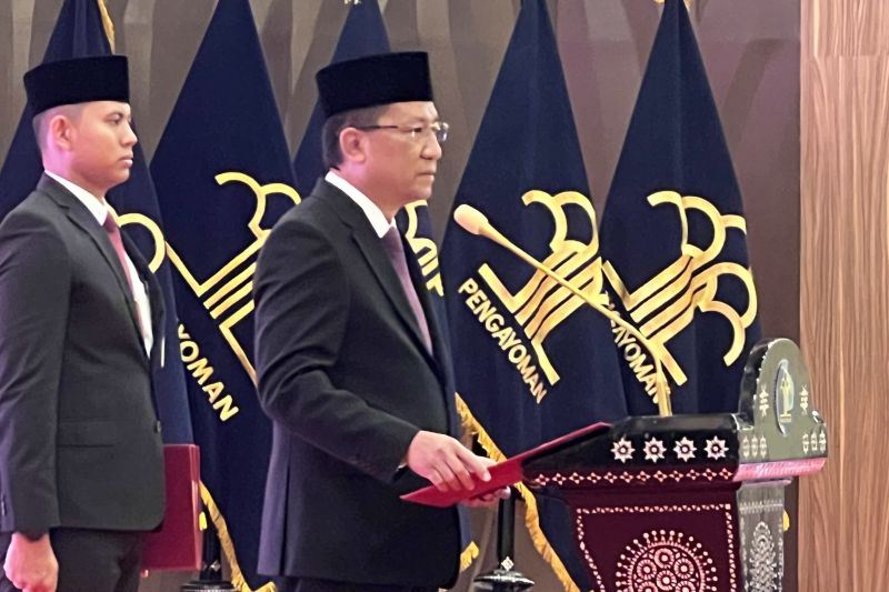Menteri Hukum Harapkan Sekjen Baru Tingkatkan Pelayanan Kemenkumham