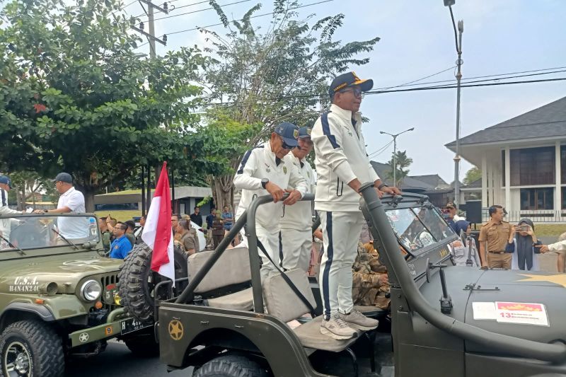 Pawai Atlet Lampung Meriahkan Kemenangan PON XXI Aceh-Sumut