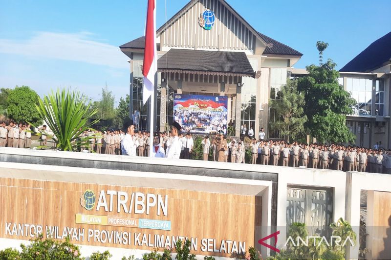 BPN Kalsel Masuk Lima Besar Nasional dalam Penerbitan Sertifikat Tanah