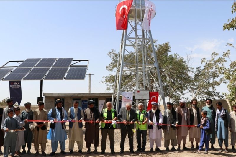 Turki Resmikan Sumur Air untuk 300 Keluarga di Afghanistan Utara