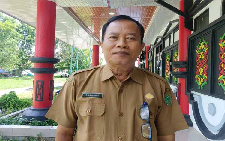 Kepala Badan Kesbangpol Pulang Pisau, Sugondo. (FOTO : RETHA)