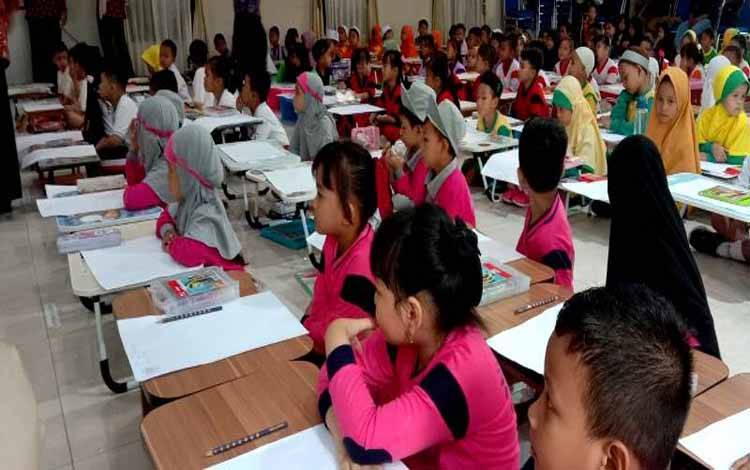 Semarak HUT ke-74 IGTKI-PGRI, 162 Anak TK Barito Utara Ikut Lomba Mewarnai