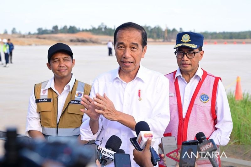 Jokowi laksanakan groundbreaking investasi asing di IKN Kalimantan