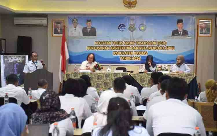 Pemkab Kapuas FGD Gelar Penyusunan Arsitektur SPBE