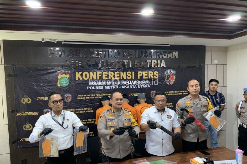 Empat Pelaku Pencurian Motor di Jakarta Utara Ditangkap Polisi