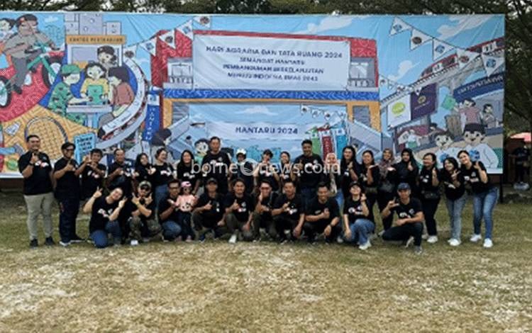 Kantor Pertanahan Gunung Mas Ikut Meriahkan Peringatan Hantaru Tingkat Kalteng